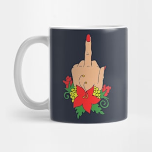 A Lovely Middle Finger Bouquet Mug